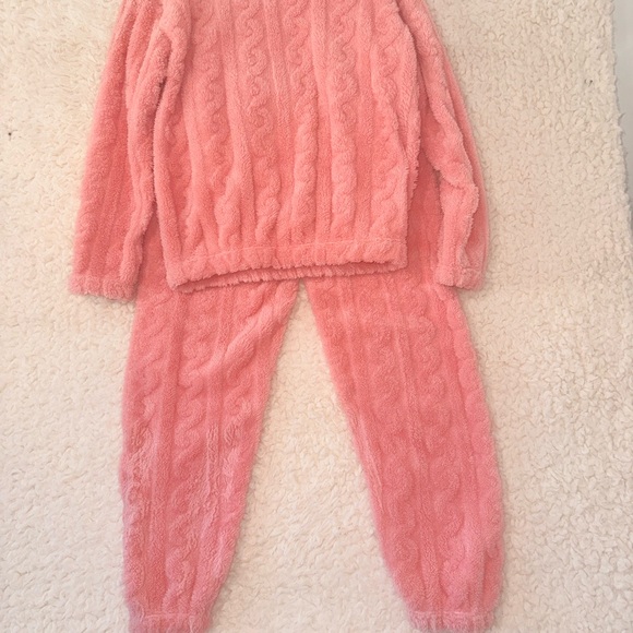 Other - Cozy Pink 2 Piece Lounge Set